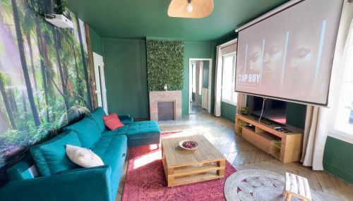 Jungle Urbain- Sauna - Ciné - Hamac - Hyper centre - Foto 3