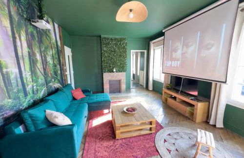 Jungle Urbain- Sauna - Ciné - Hamac - Hyper centre - Foto 3