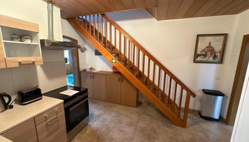 Ruhige Ferienwohnung bei Bamberg - Foto 5, stove, minibar