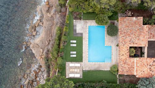 La Roche Bleue - Villa de charme avec vue exceptionnelle bord de mer piscine privée jardin et terrasse - Foto 5, sunbed