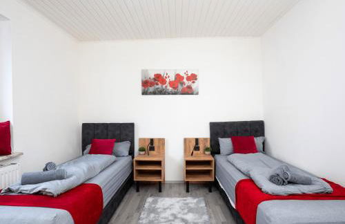 Serviceroom24 - Space in Recklinghausen Hoch WLAN - Smart-TV - 24-7 Check-in und Küche - Foto 17