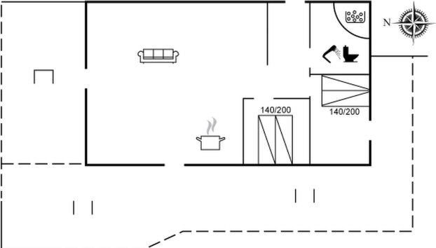 "Santtu" - 600m from the sea - Foto 2, Floorplan