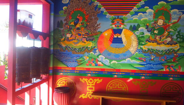 Decoración interior del templo