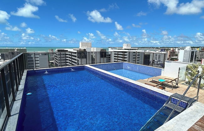 Melhores Flats - Agradável perto do mar - Foto 16