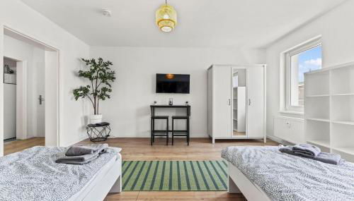 Chic & Modern Apartments in Eberswalde - Foto 4, towels, wardrobe