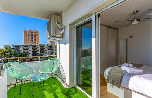 Apartamento Pura Vida! Vistas al mar, playa a 5 min. Terraza, WiFi y A/A. - Foto 11