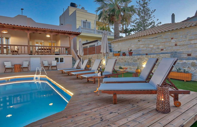 Anacosta Villa w Private Pool Cretan Seaside Gem - Foto 3