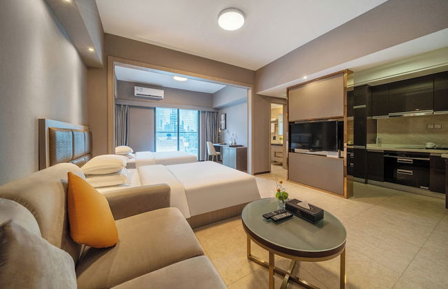 Poltton International Apartment (Foshan Zumiao Lingnan Tiandi Branch) - Foto 15