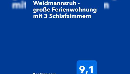 Weidmannsruh - große Ferienwohnung mit 3 Schlafzimmern - Foto 3