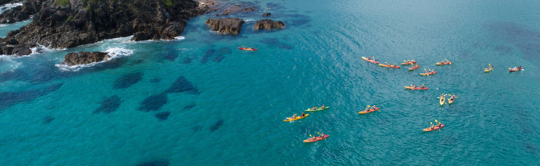 Tour de caiaque por Byron Bay