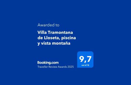 Villa Tramontana de Lloseta, piscina y vista montaña - Foto 2