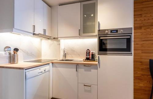 Studio rénové 4 pers, balcon, centre Plagne Bellecôte - FR-1-351-65 - Foto 2