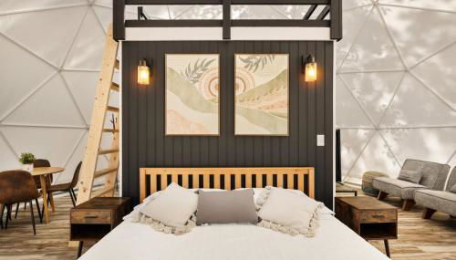 Luxe 2 Bed Dome w Hot Tub Deck Fire Pit & Bath - Foto 3