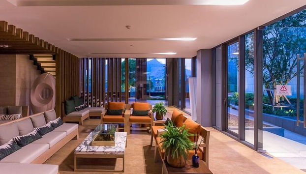 Sala de estar do lobby