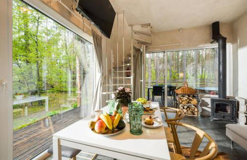 Domek lubiana180 WABI SABI w lesie jacuzzi sauna kominek - drewno w cenie pobytu - nad jeziorem Kaszuby pieski tylko do 10kg za dodatkową opłatą - Foto 28