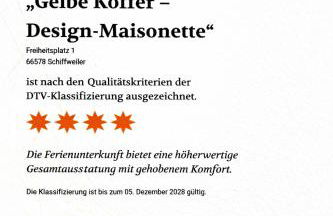 Gelbe Koffer - Große Design-Maisonette in Schiffweiler - Nähe See & Wald - 2 Parkplätze - Self-Check-in - bis 6 Pers - Foto 2