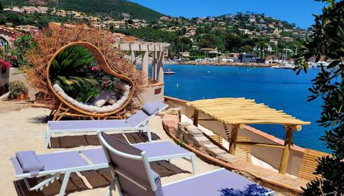 Villa de prestige en bord de mer dans la baie de Cannes - Foto 4, Garden, sunbed