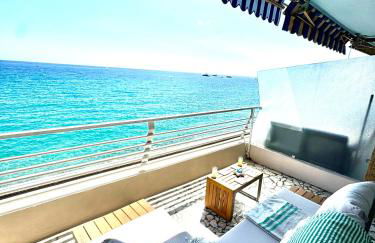 Casa Sud Menton Studio Front de Mer Vue Mer Panoramique Terrasse Parking - Foto 48