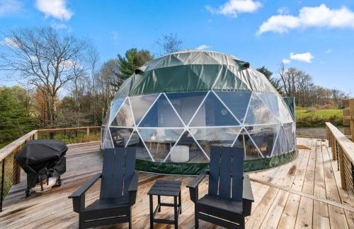 Barrel Hot Tub at 'The Eagle Dome' in Franklin - Foto 27