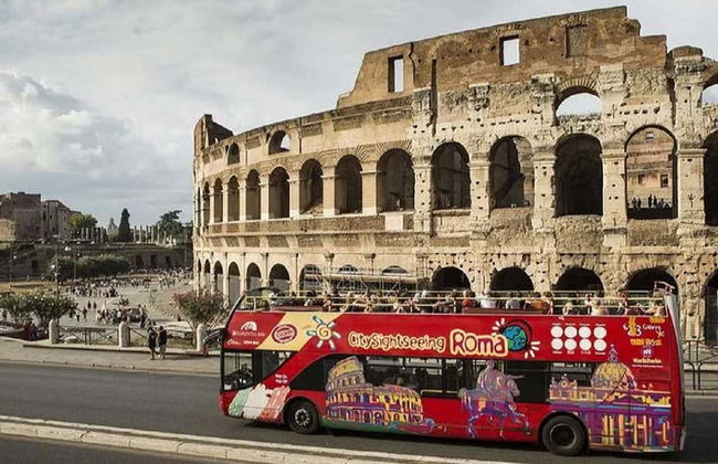 Rome: Train, Colosseum + Sightseeing Bus Ticket - Foto 4