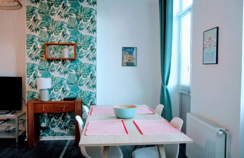 Roubaix Gare wifi métro musée calme confort 6 lits - Gite le Ferrum - Foto 4