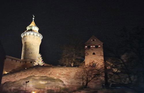 40 m2 Appartement Nürnberg Ost mit Balkon 8 Min by car to Expo Modern Stay Highspeed WLAN Quiet and Green - Foto 17