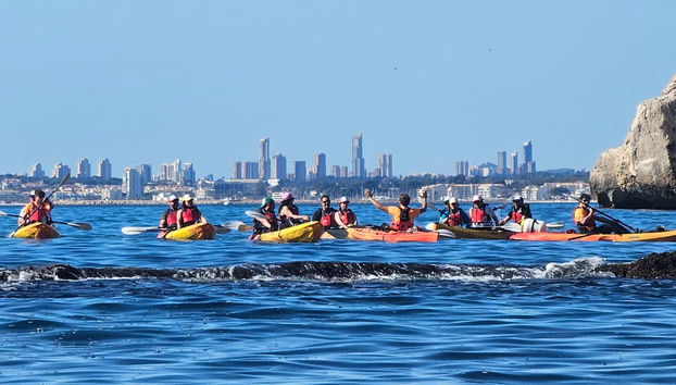 Paddling along the Mediterranean