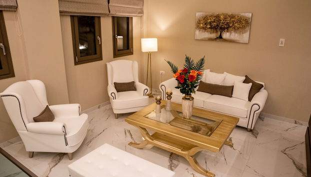 Zona de estar del vestíbulo