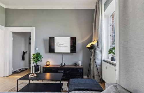 NASA Homes 4 Zimmer Altbauwohnung Zentral inkl Smart TV Netflix Garten - Foto 27