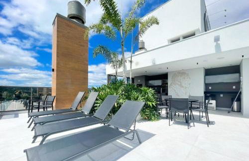 Ap completo a 900m da Vila Germânica com Piscina, Academia, Wi-Fi, Ar, Garagem e Tv no quarto - Foto 41