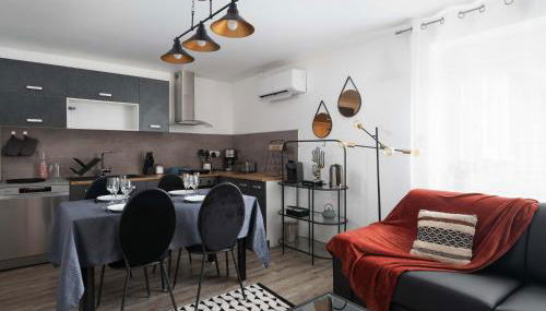 Grand appartement 4 étoiles à 150 m des Thermes de Bains-les-Bains - Foto 2, stove, dishwasher