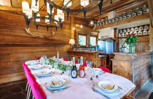 SOMPTUEUX CHALET BARON MEGEVE VUE.Jaccuzi.4 mn a pied au centre - Foto 9