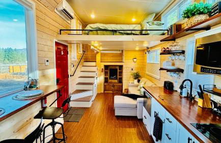 Couple’s retreat in Tiny Home w soaking tub/beach - Foto 15