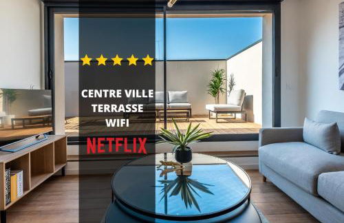 DOWNTOWN ROOFTOP - CENTRE VILLE - WiFi - TERRASSE - NETFLIX - Foto 1