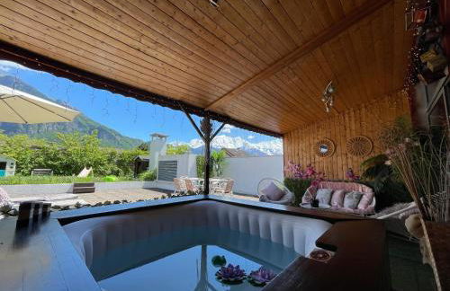 Le petit paradis au pied du Monte Blanco,jacuzzi privé, Rooftop,air de jeux - Foto 19