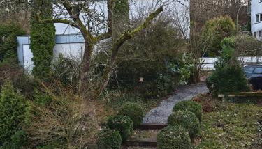 Ferienhaus Wintergarten für 8 Gäste und 2 Hunde in der Eifel mit toller Aussicht, Kamin und Garten - Foto 4, Garden, Garden view