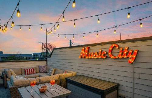 New NashVegas Downtown Rooftop City Views 13Beds - Foto 61