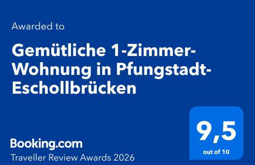 Gemütliche 1-Zimmer-Wohnung in Pfungstadt-Eschollbrücken - Photo 4