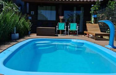 Chalés Praia do Rosa piscina compartilhada - Foto 14