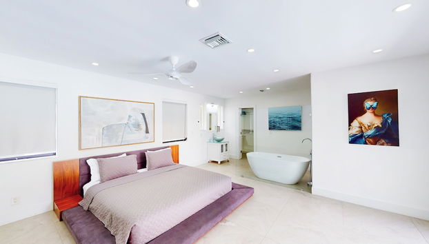 Villa Shapira 6BR Designer Home w Pool - Foto 4, Habitación