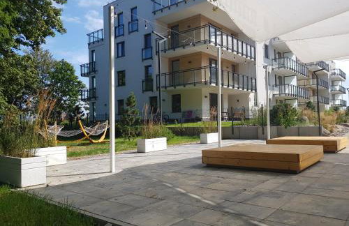 Apartament "Złoty relaks" tuż przy plaży z balkonem z widokiem na Hel i hamakami - Photo 3