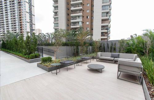 Otima localizacao metro Sacoma Aeroporto Congonhas Av Paulista Great location 80m subway near Av Paulista and Congonhas Airport Smart TV 50 free channels 600gb WiFi Pool Gym - Foto 15