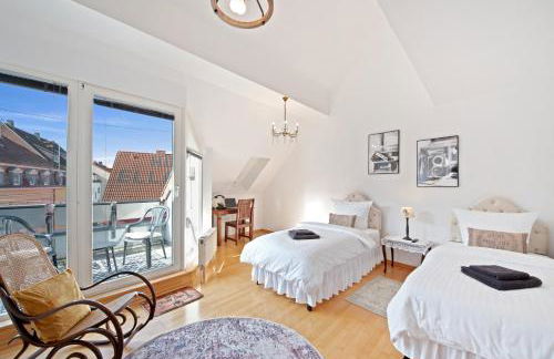 Gelbe Koffer - Vintage Maisonette Neunkirchen - 2 SZ - Self-Check-in - Balkon - Parkplatz - 1 km zum Zentrum - bis 4 Pers - Foto 14