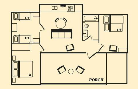 Cute Cabin Rental in Waco, for Wonderful Family Glamping in Texas - Foto 12