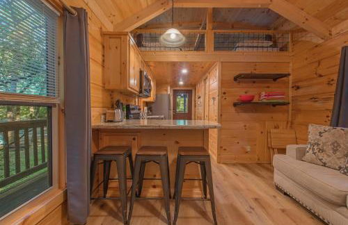 Peggers Cabin Luxury Rustic Tiny Cabin Spa - Foto 21