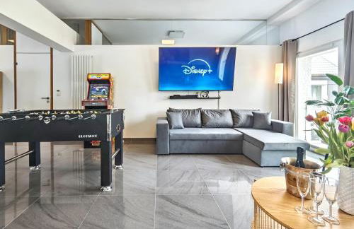 Loft für bis zu 12, Whirlpool, Infrarotsauna, Arcade-Spiele, Tischfußball, Wii - Foto 69