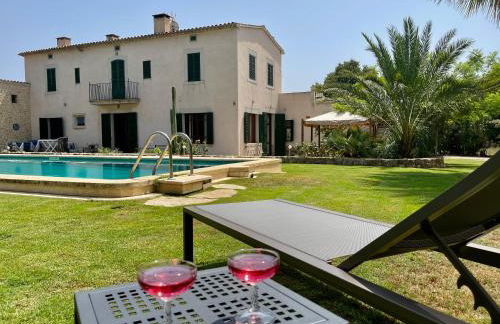 Son Jordi nou, beautiful villa near Alaro big swimming pool, BBQ mountain views 12people - Foto 48