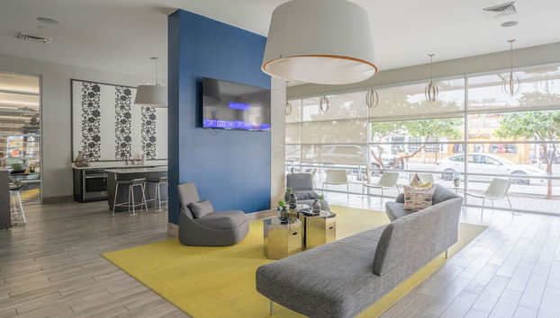 Zona de estar del vestíbulo