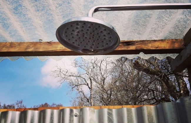 Cosy Woodland off Grid Shepherds Hut - Rowan - Foto 5