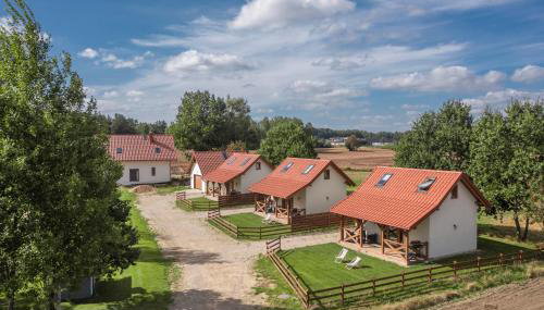 Ostoja Lemany - domki na Kaszubach, sauna, balia-jacuzzi, plac zabaw, tyrolka , dwa boiska, miejsce na ognisko, grill gazowy - Foto 5, Garden, Garden view